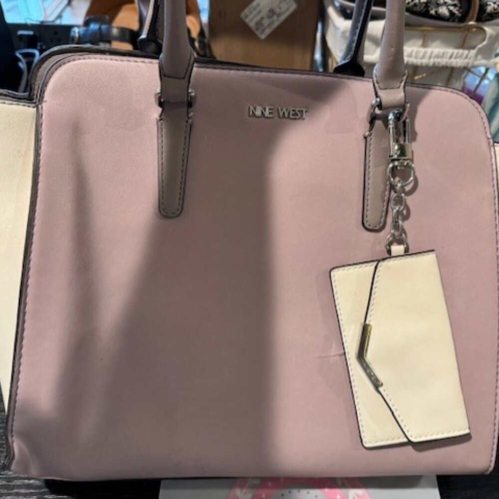Nine West Blush & Cream Satchel + Wallet | Supporting Mental Health Scholarships